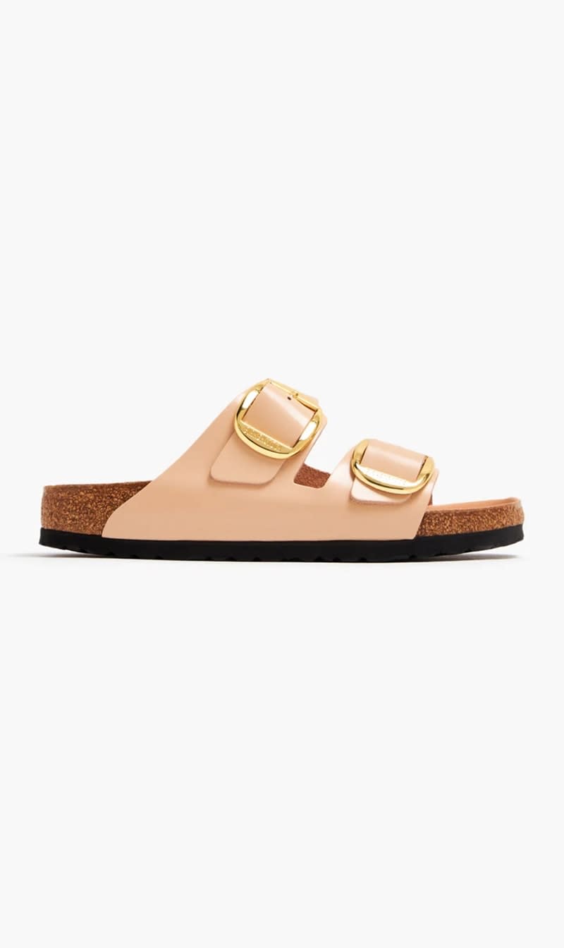 

Birkenstock Pink Arizona Big Buckle Sandals for Women | The Deal Outlet