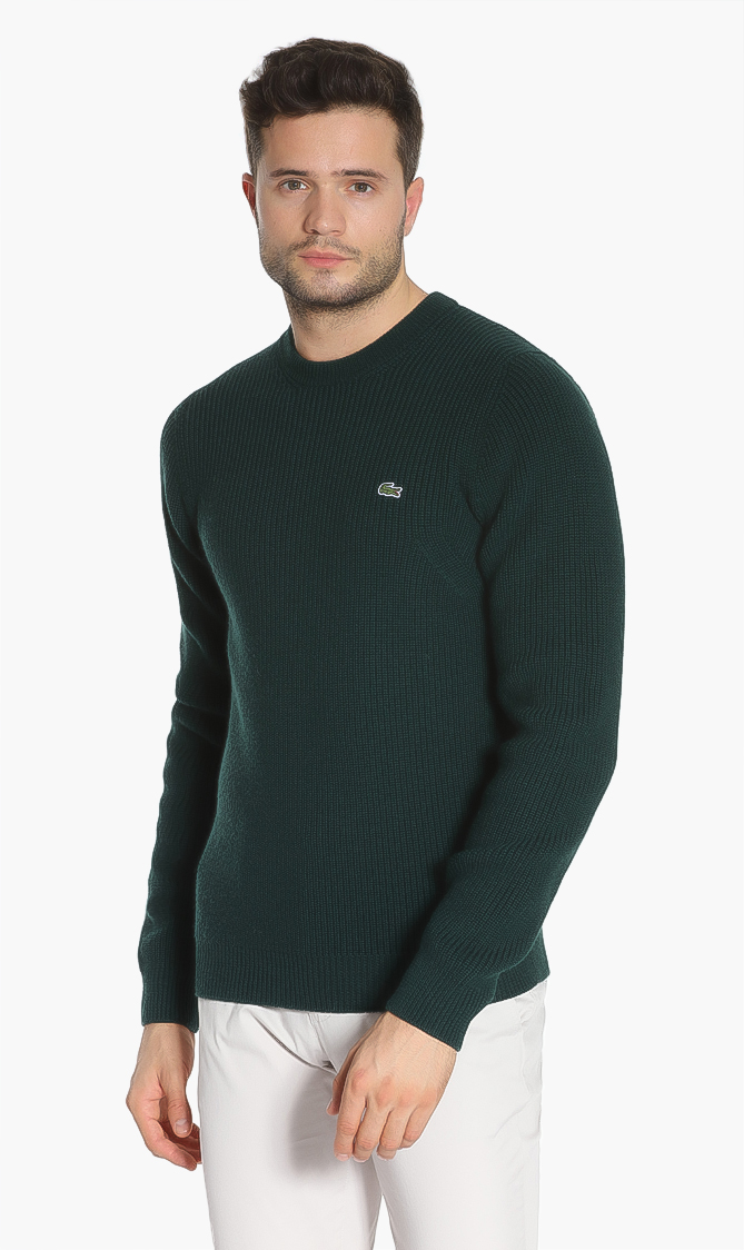 

Lacoste Crew Neck Wool Sweater