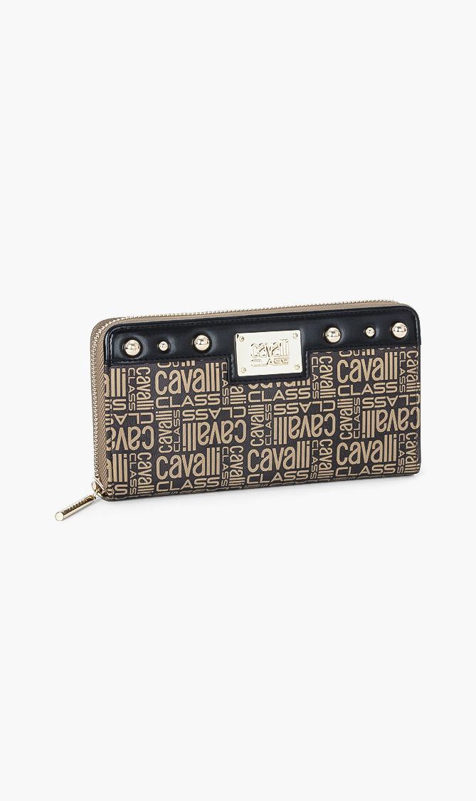 

CAVALLI CLASS Signature Long Zip Around Wallet