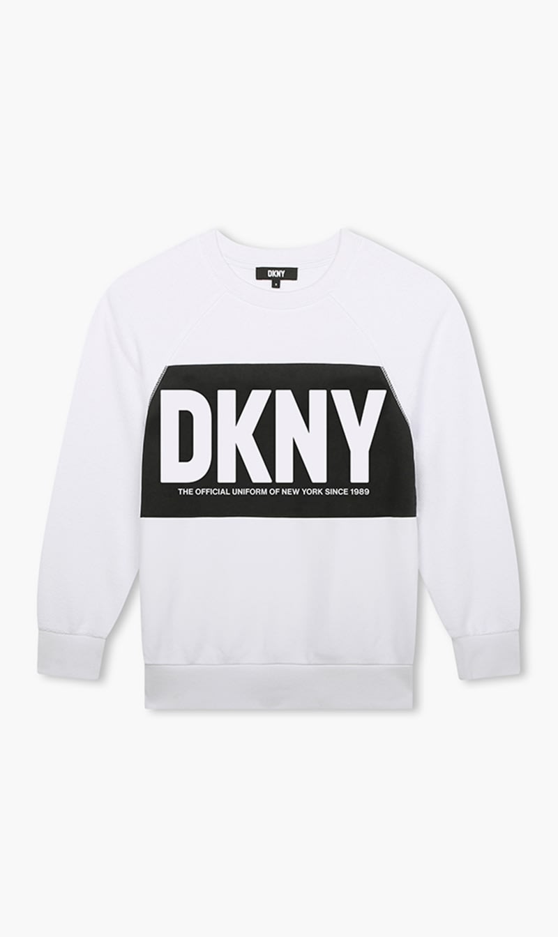 

Dkny White Logo Sweatshirt | The Deal Outlet