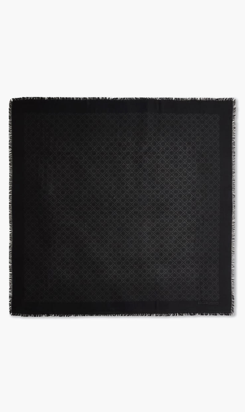 

Tory Burch Black T Monogram Jacquard Traveler for Women | The Deal Outlet