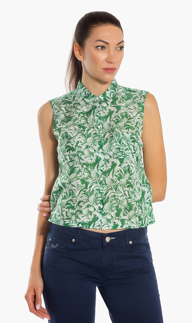 

Jacob Cohen Solid Sleeveless Shirt