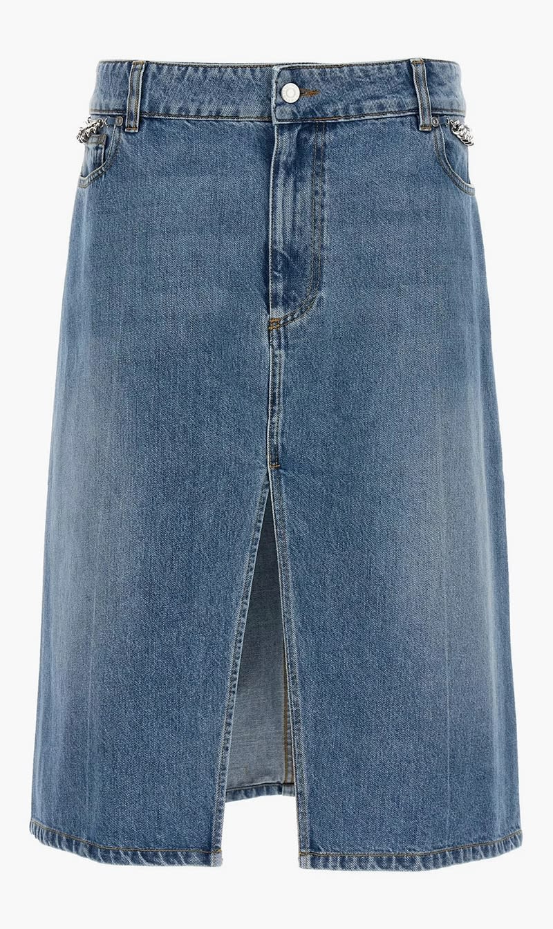 

Stella Mc Cartney Blue Falabella' Skirt for Women | The Deal Outlet