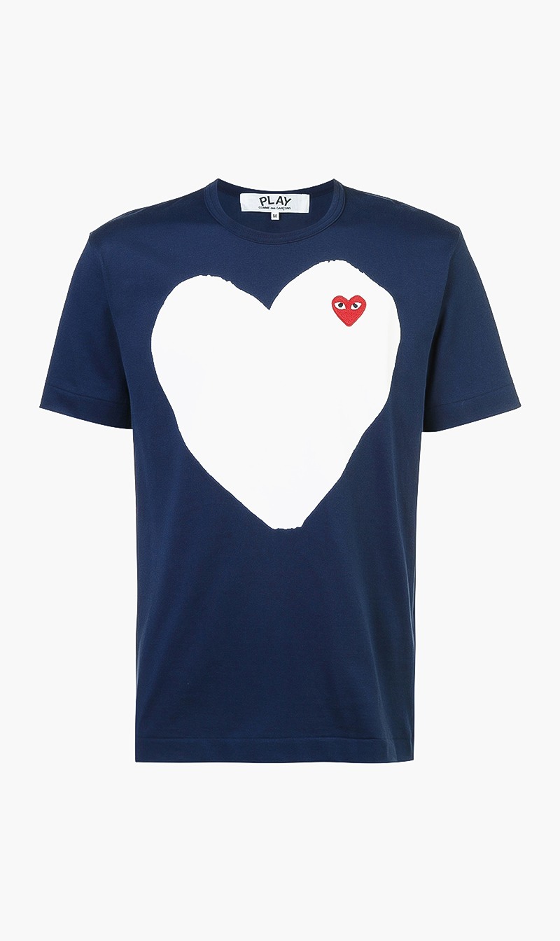 

Double Heart Short Sleeve T-shirt, Blue