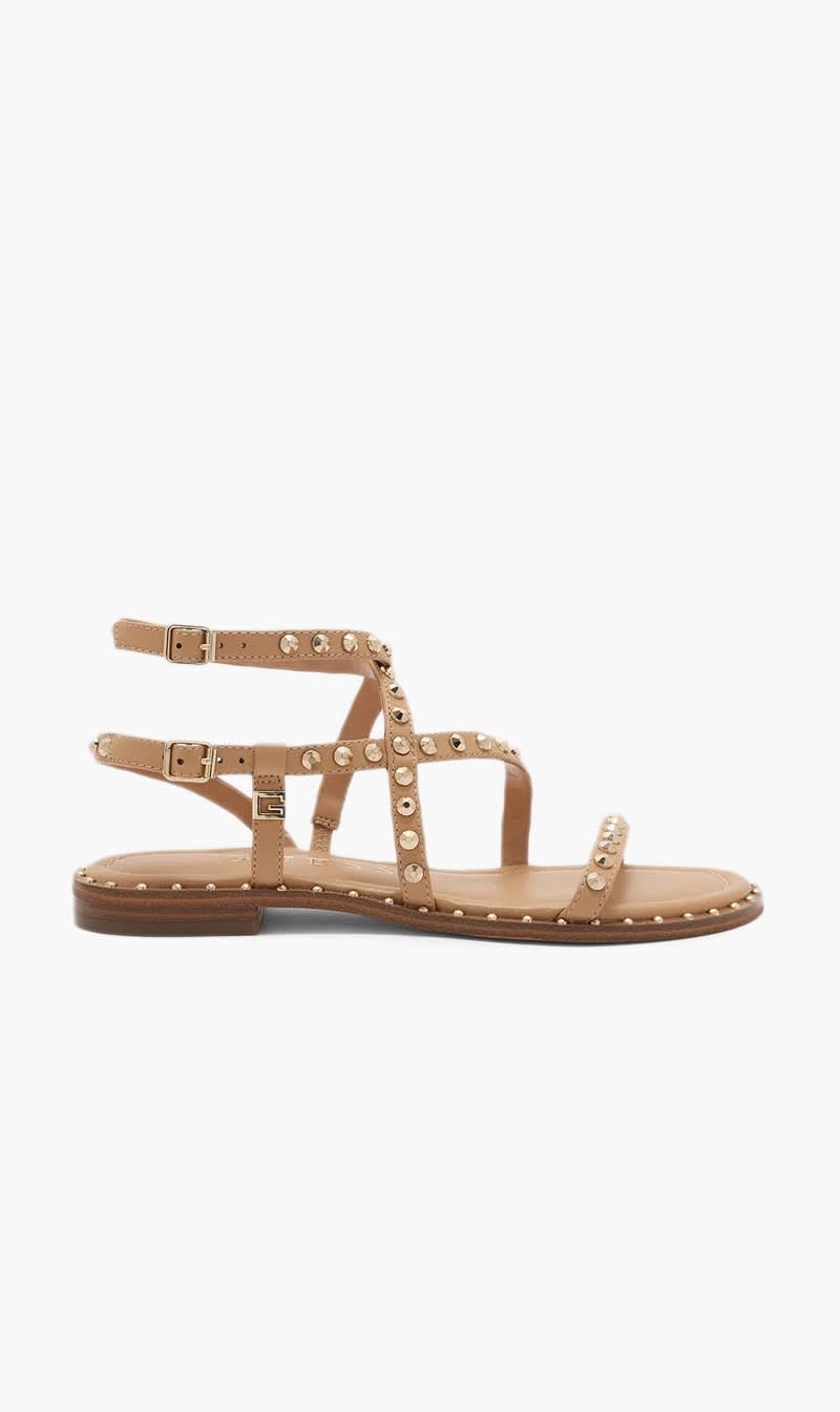 

Guess Brown Yamara Flat Sandals Tumbled Pu Dx-50345 for Women | The Deal Outlet