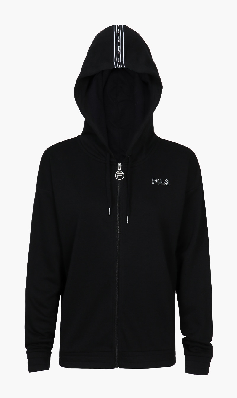 

Zip Through Hoodie, Black