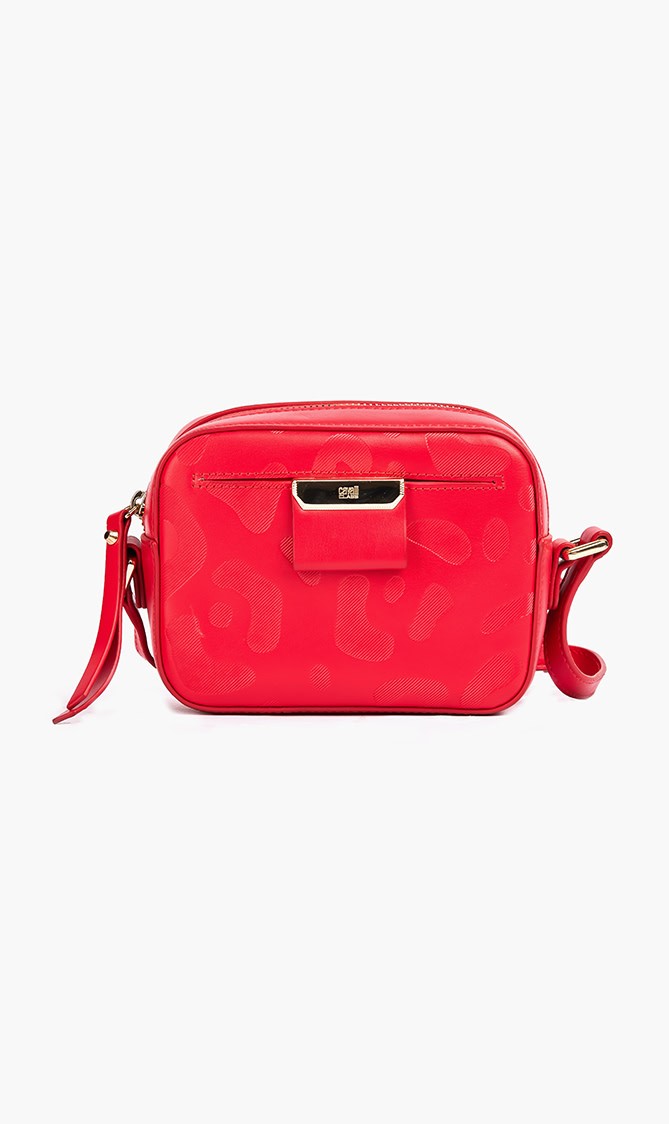 

Cavalli Class Leather Crossbody
