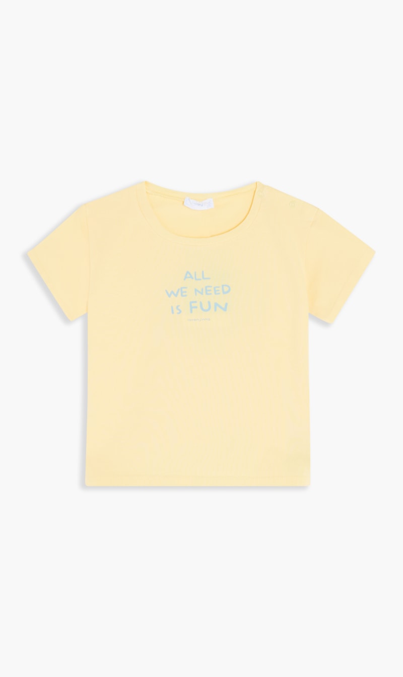 

Laranjinha Yellow T-shirt for Kids | The Deal Outlet
