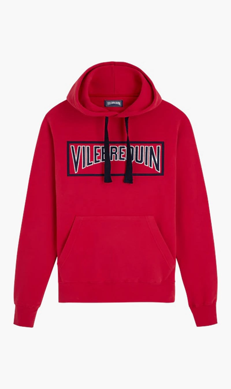 

Vilebrequin Red Cotton Hoodie for Men | The Deal Outlet