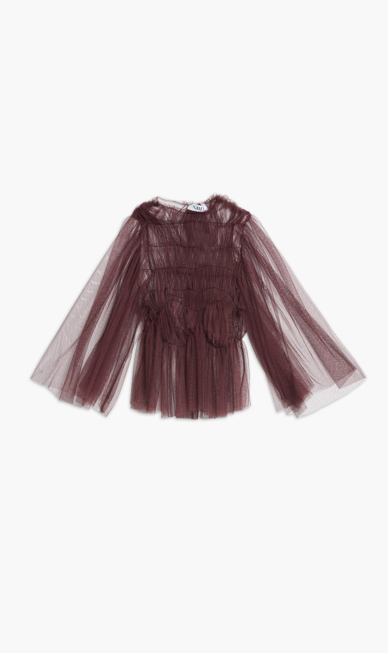 

Niili Brown Dress Fran Burgundy for Women | The Deal Outlet
