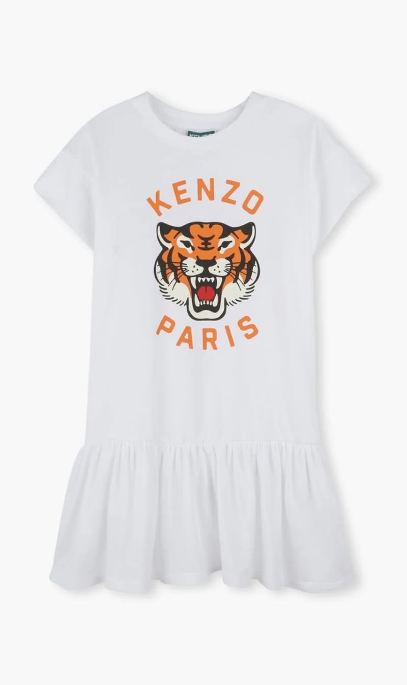 

Kenzo White Dress for Girls | The Deal Outlet