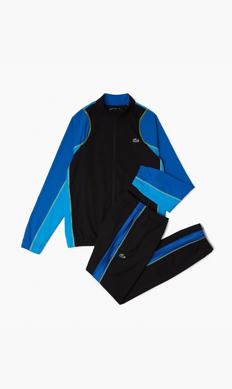 

Lacoste Black Tennis High Neck Jogger Set for Men | The Deal Outlet