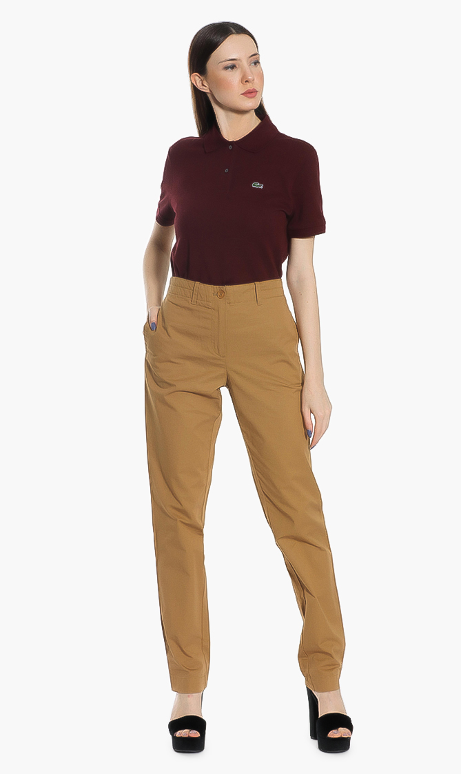 

Garbardine Chino Pants, Brown