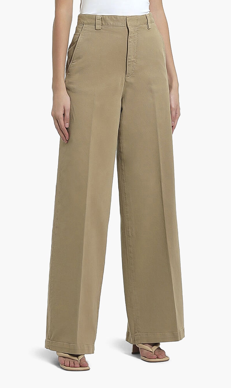 

Wide-leg Trousers, Beige