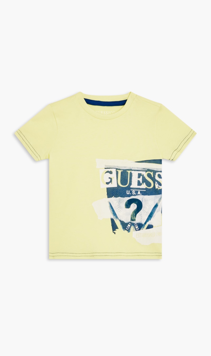 

Guess Yellow Organic Cotton T-shirt for Boys | The Deal Outlet