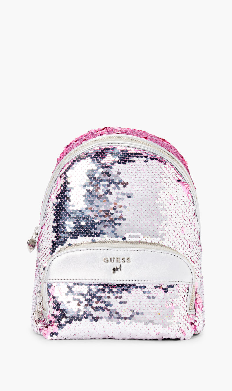 

Guess Pink Flip Sequins Backpac - Poly Reversible Sequins for Girls | The Deal Outlet