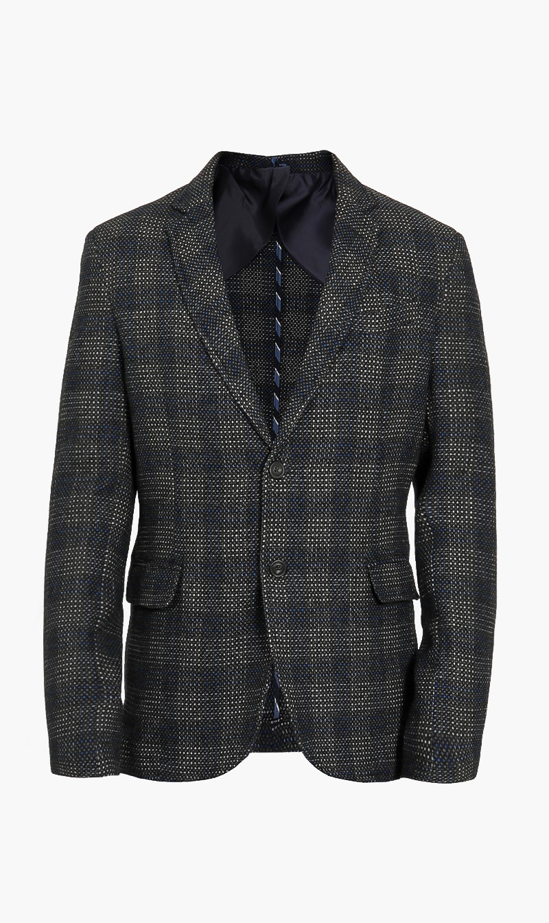 

Trussardi Regular Fit Wool Fantasy Check Jacket