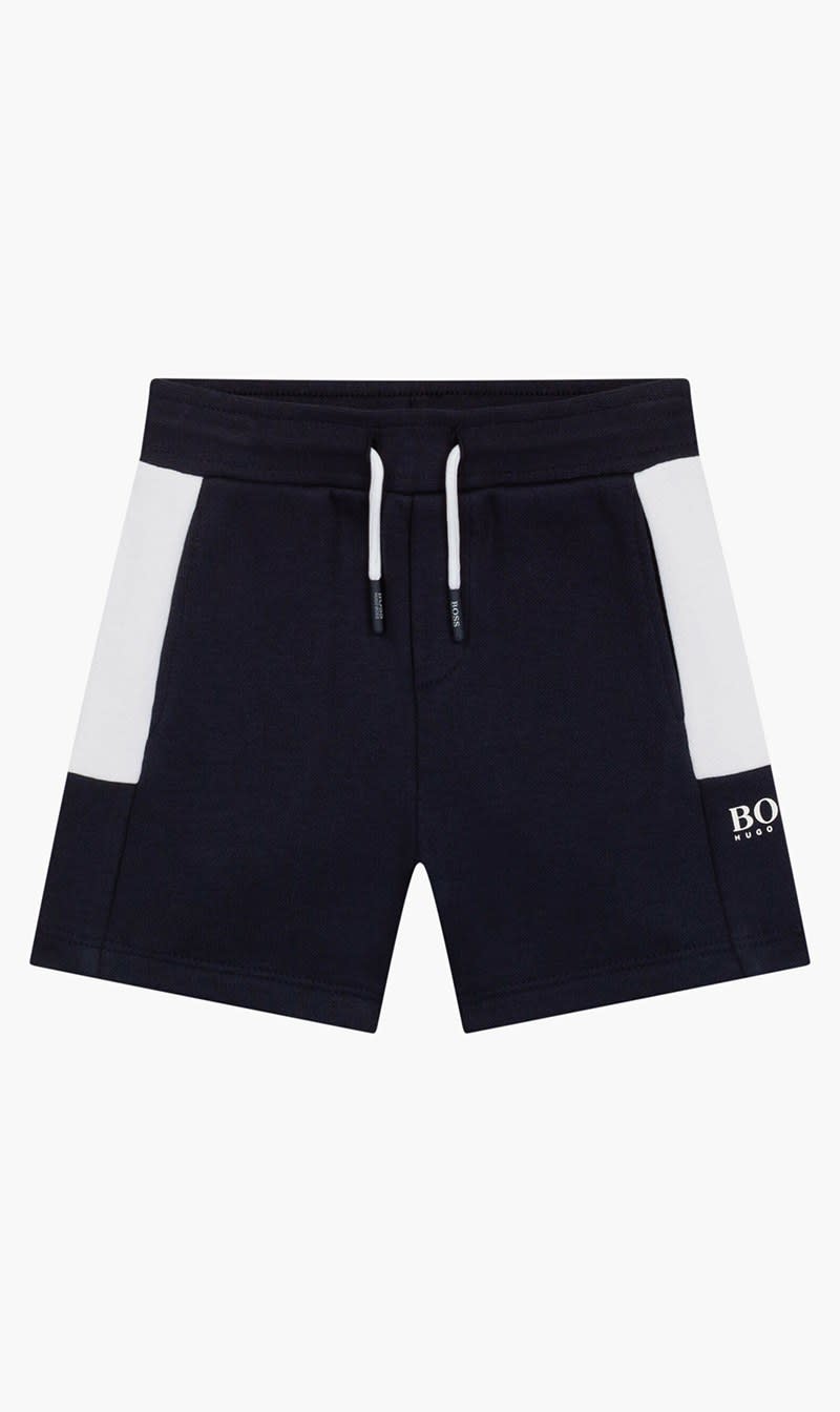 

Hugo Boss Blue Logo Shorts for Boys | The Deal Outlet