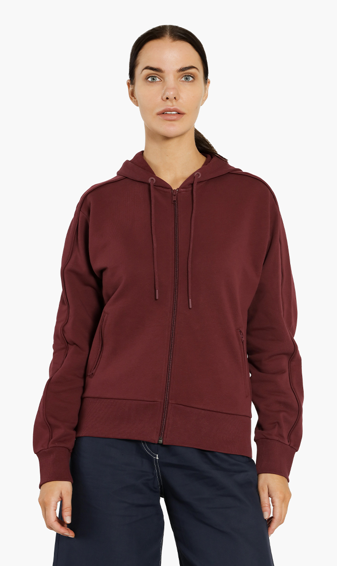 Glitter Logo Zipped Hoodie
