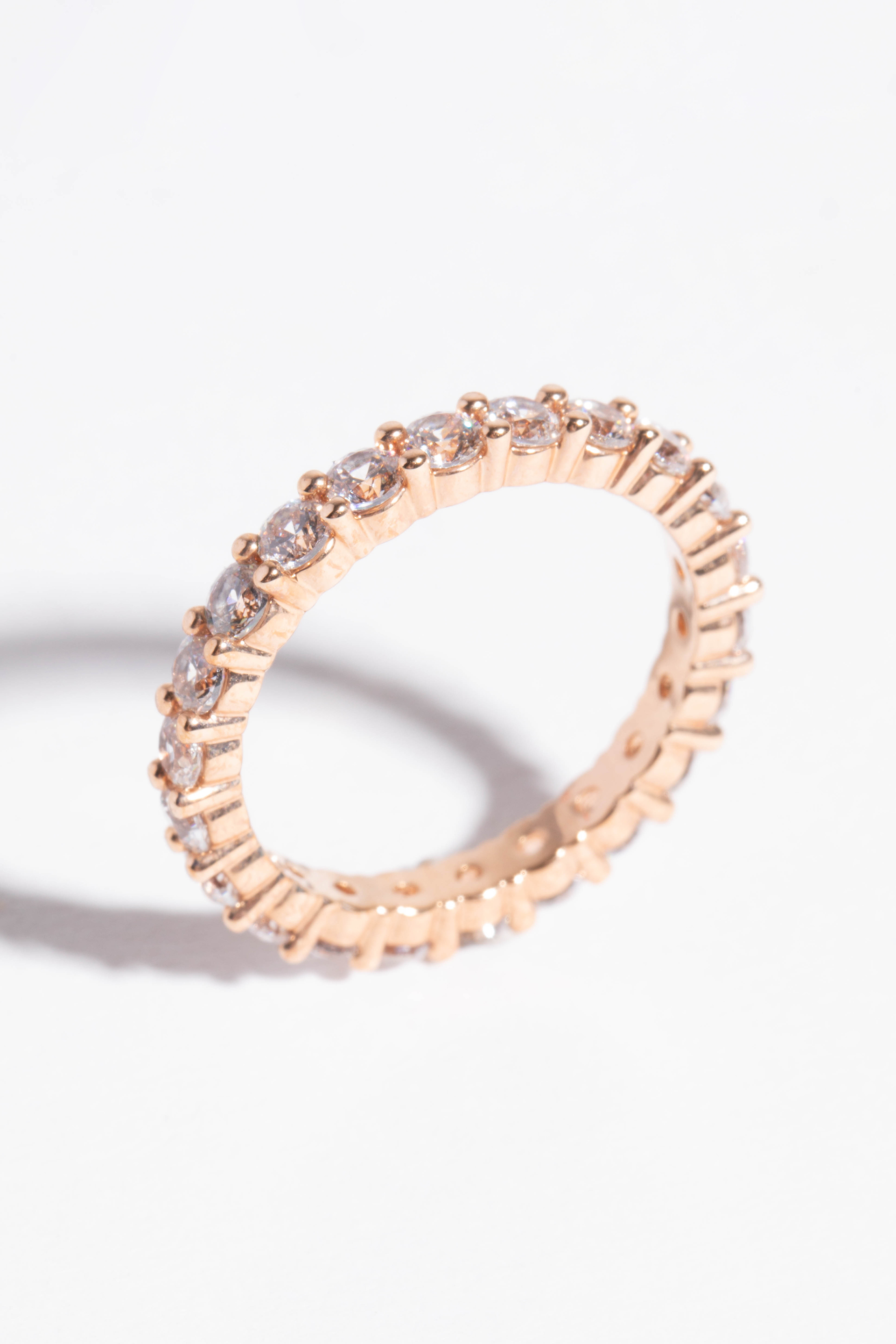 

SWAROVSKI Vittore Rose Gold Ring, 58mm