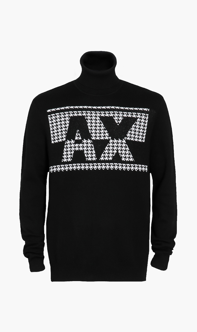 

Emporio Armani High Neck Printed Jumper