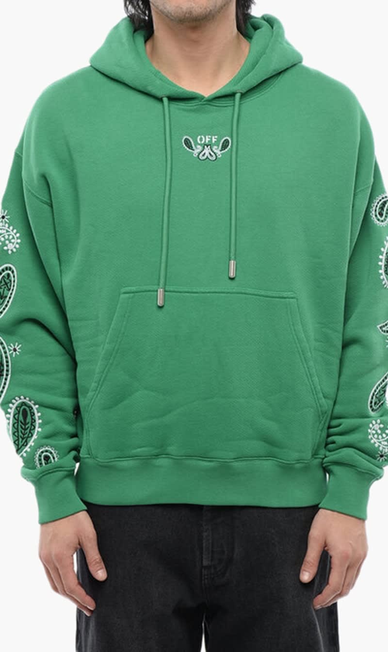 

Off-white Green Bandana Arr Skate Hoodie College Green W for Men | The Deal Outlet
