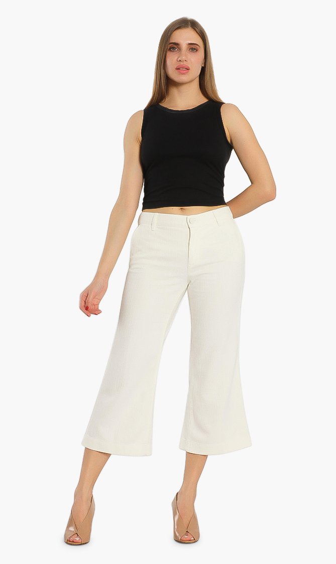 

Amelia Culottes, White
