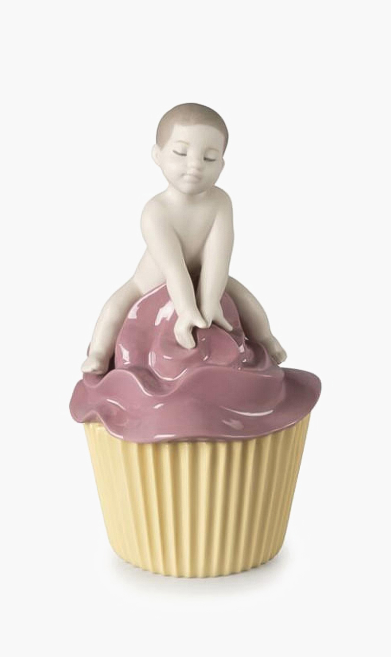 

My Sweet Cupcake. Boy Figurine, Pink
