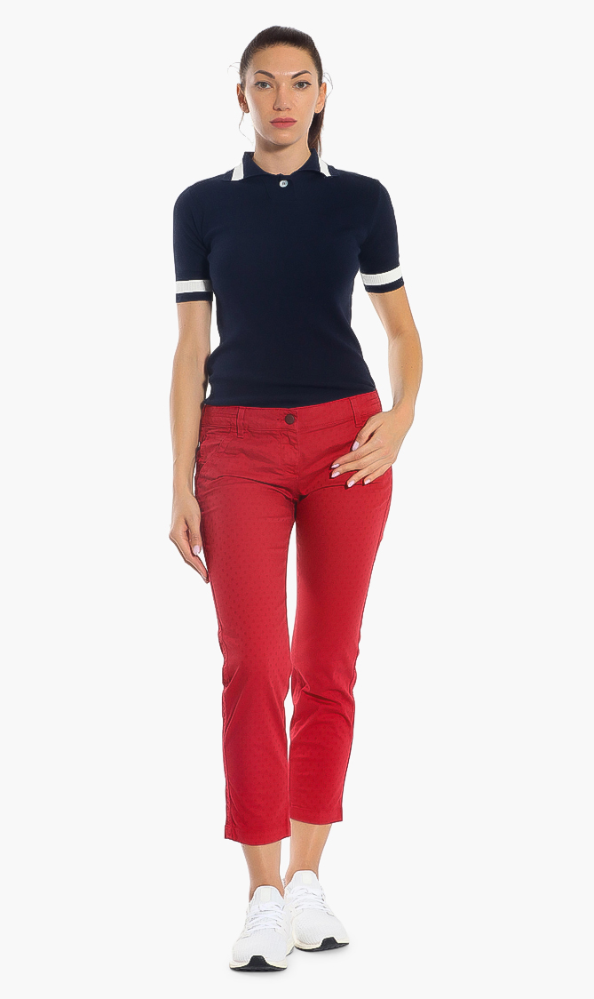 

Chloe Summer Tailored Jeans, Red