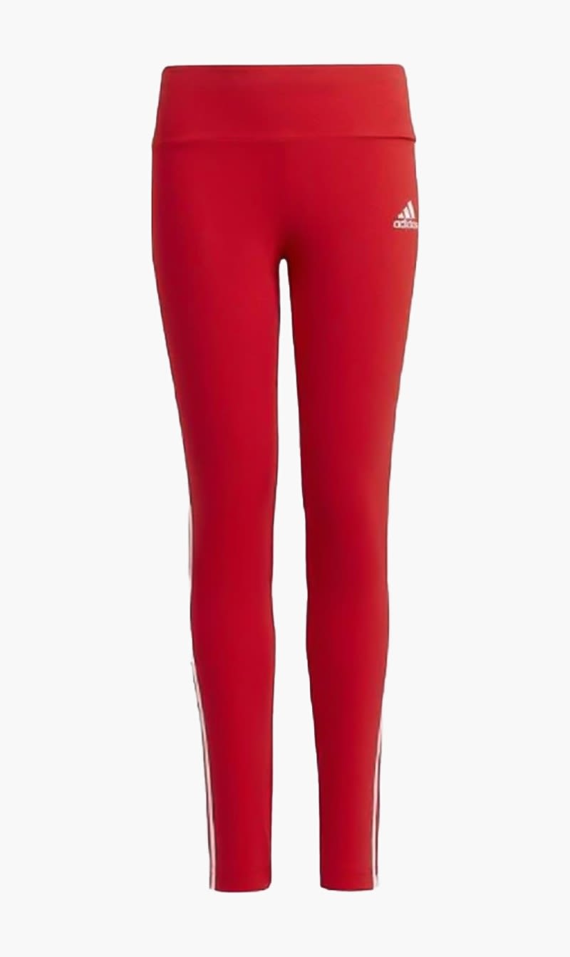 

Adidas Red 3-stripes Cotton Tights for Girls | The Deal Outlet