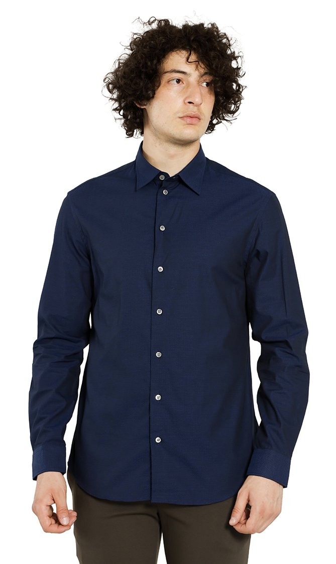 

Emporio Armani Printed Long Sleeves Shirt