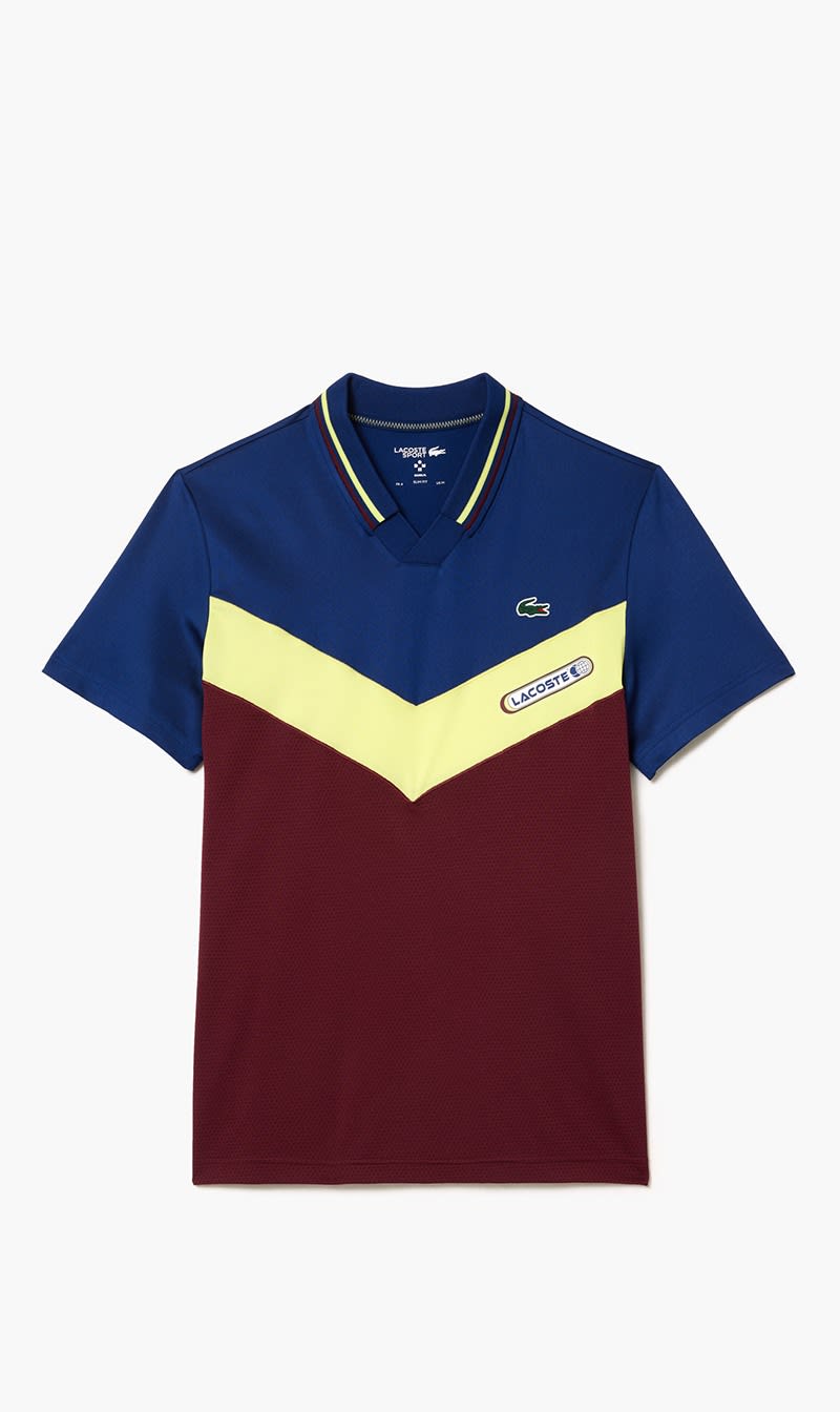 

Lacoste Multi-color Lacoste Tennis X Daniil Medvedev Seamless Effect Polo Shirt for Men | The Deal Outlet