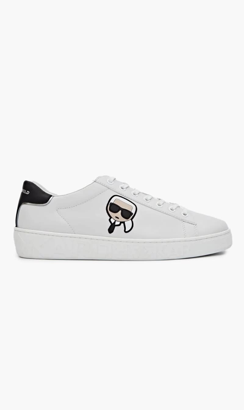

Karl Lagerfeld White Kupsole Iii Karl Ikonic 3d Lace Sneakers for Men | The Deal Outlet