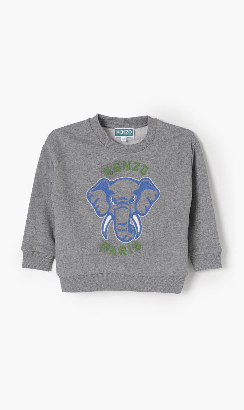 

Kenzo Multi-color Contrast Logo Sweatshirt for Girls | The Deal Outlet