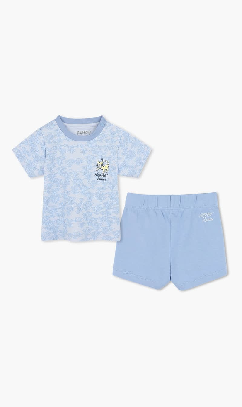 

Kenzo Blue T Shirt Shorts for Boys | The Deal Outlet