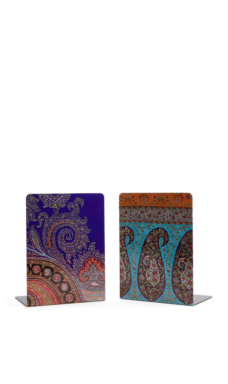 

Etro Multi-color Voyage Au Rajasthan Metal Bookend | The Deal Outlet