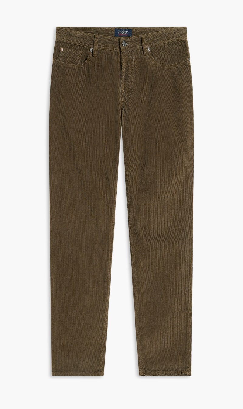 

Hackett London Green Urban Style Straight Pants for Men | The Deal Outlet