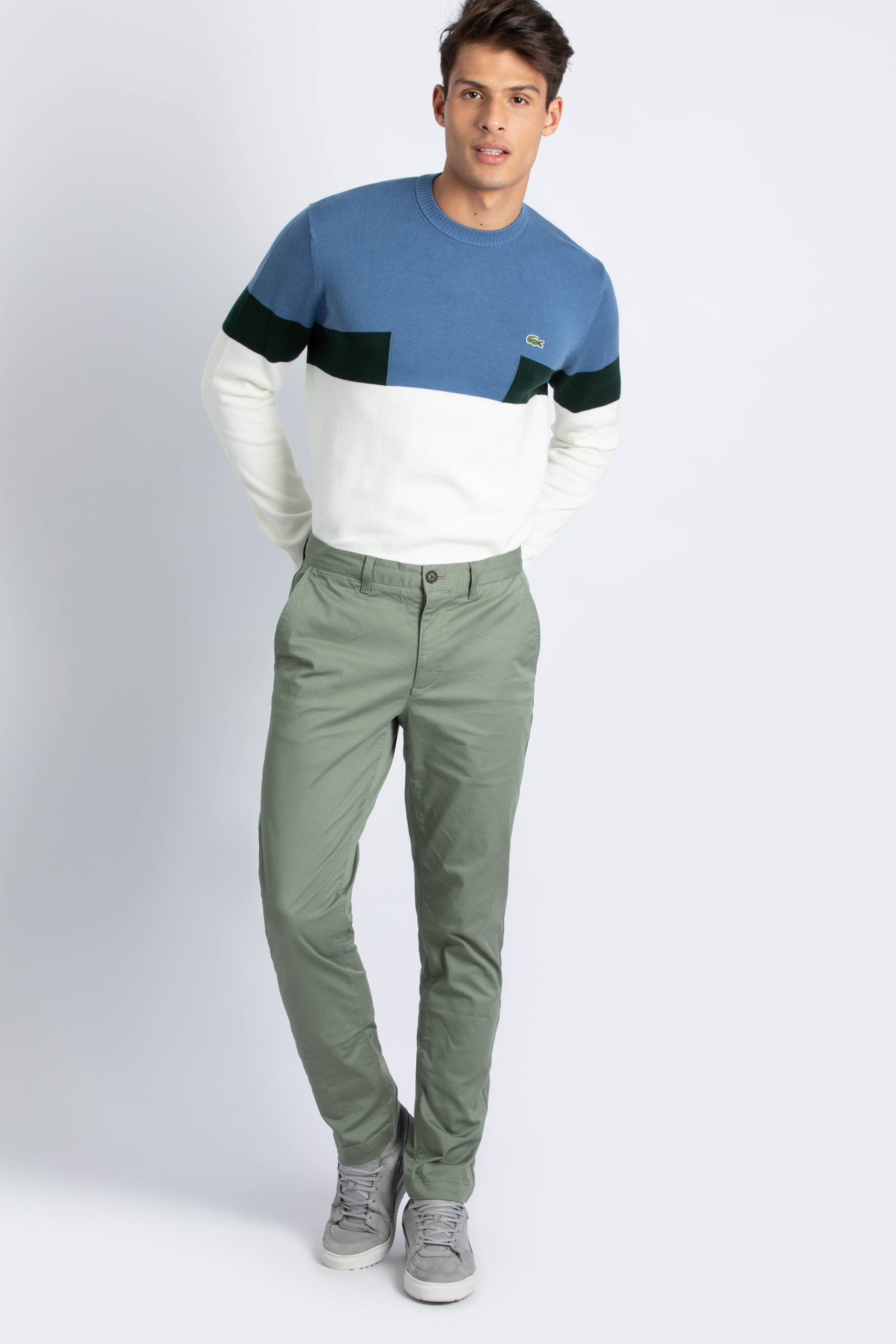 

Lacoste Slim Fit Stretch Gabardine Chino Pants