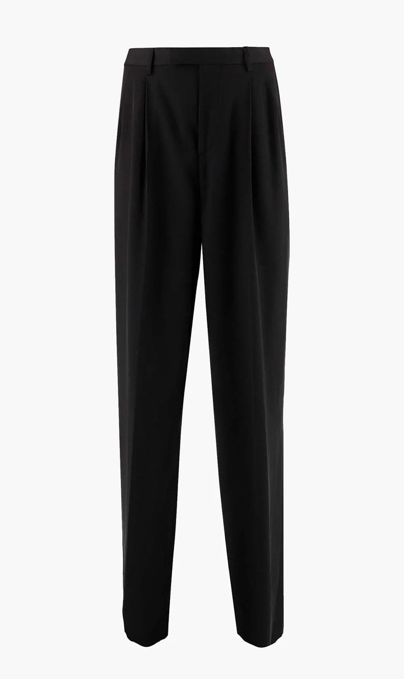 

Versace Black Straight Tailored Pants for Men | The Deal Outlet