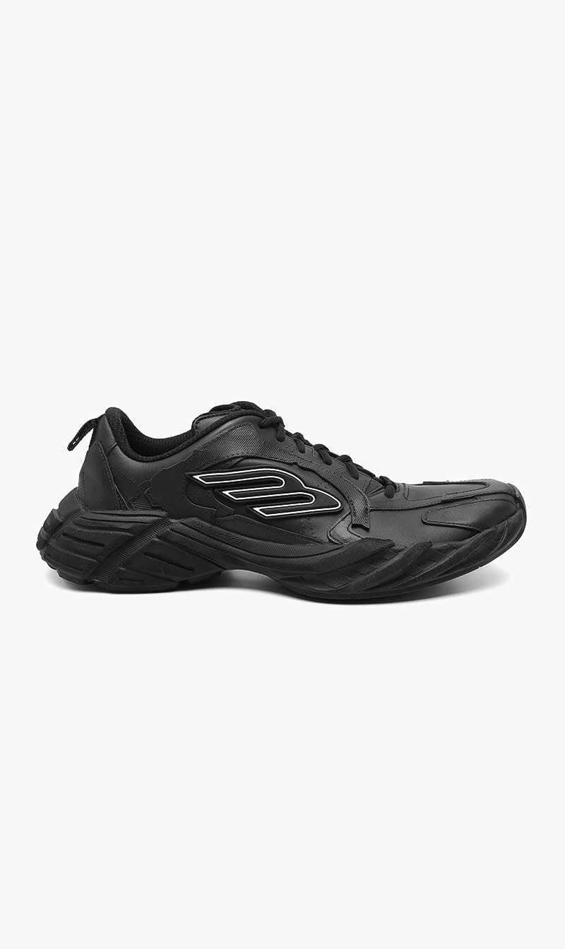Balenciaga Black Monday Leather Sneakers for Men