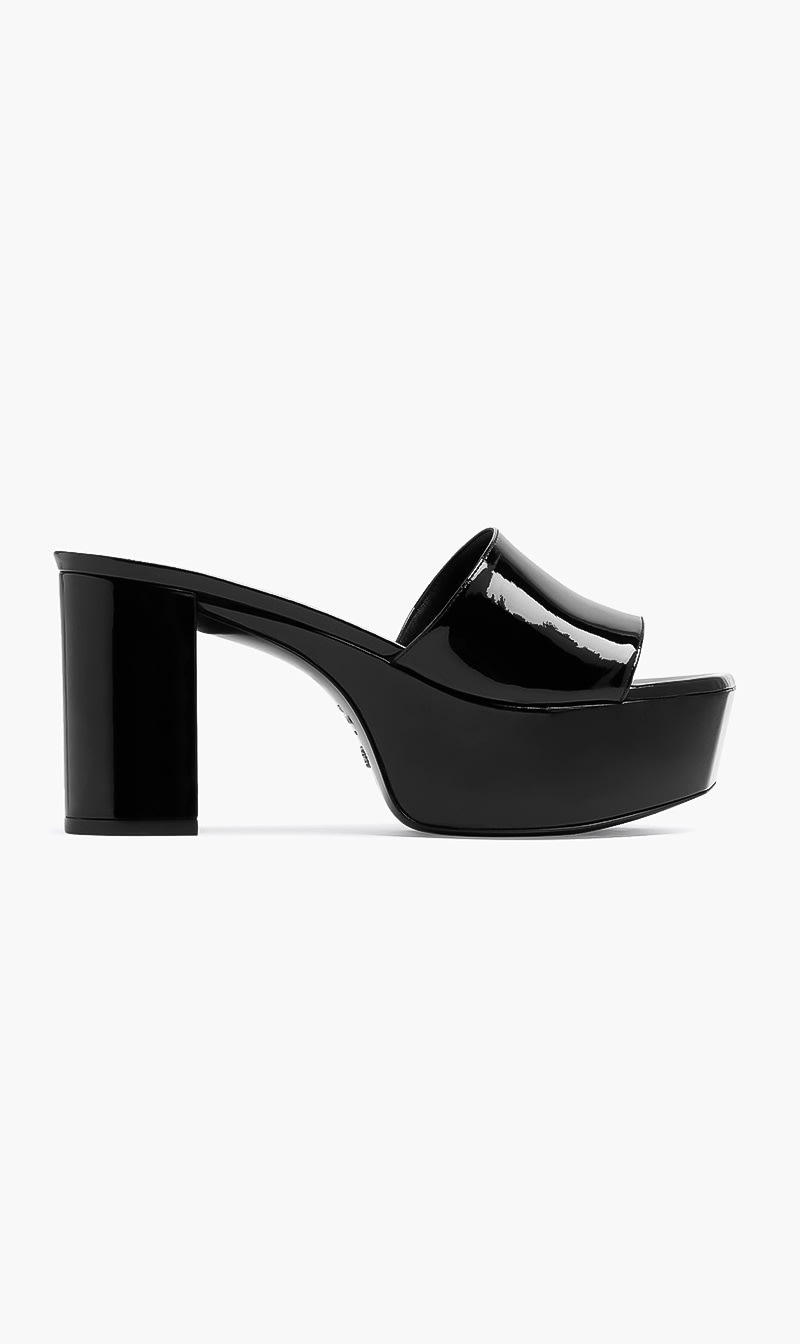 

Stuart Weitzman Black Sqrehigh Plat 95 Sld for Women | The Deal Outlet