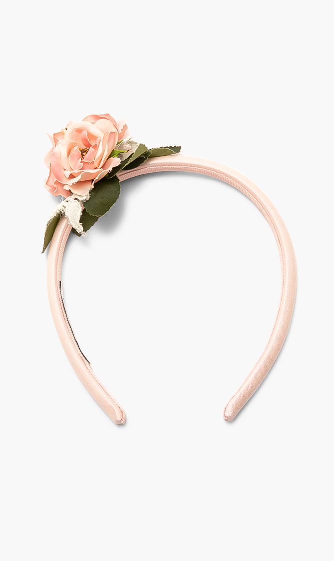 

Flower Head Band, Pink