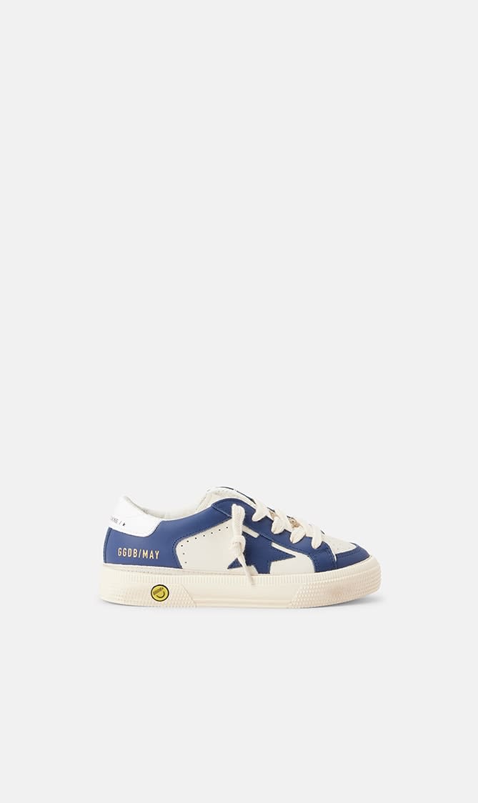 

Golden Goose Deluxe Brand Blue May With Double Quarter And Toe Leather Upper Star And Heel for Boys | The Deal Outlet
