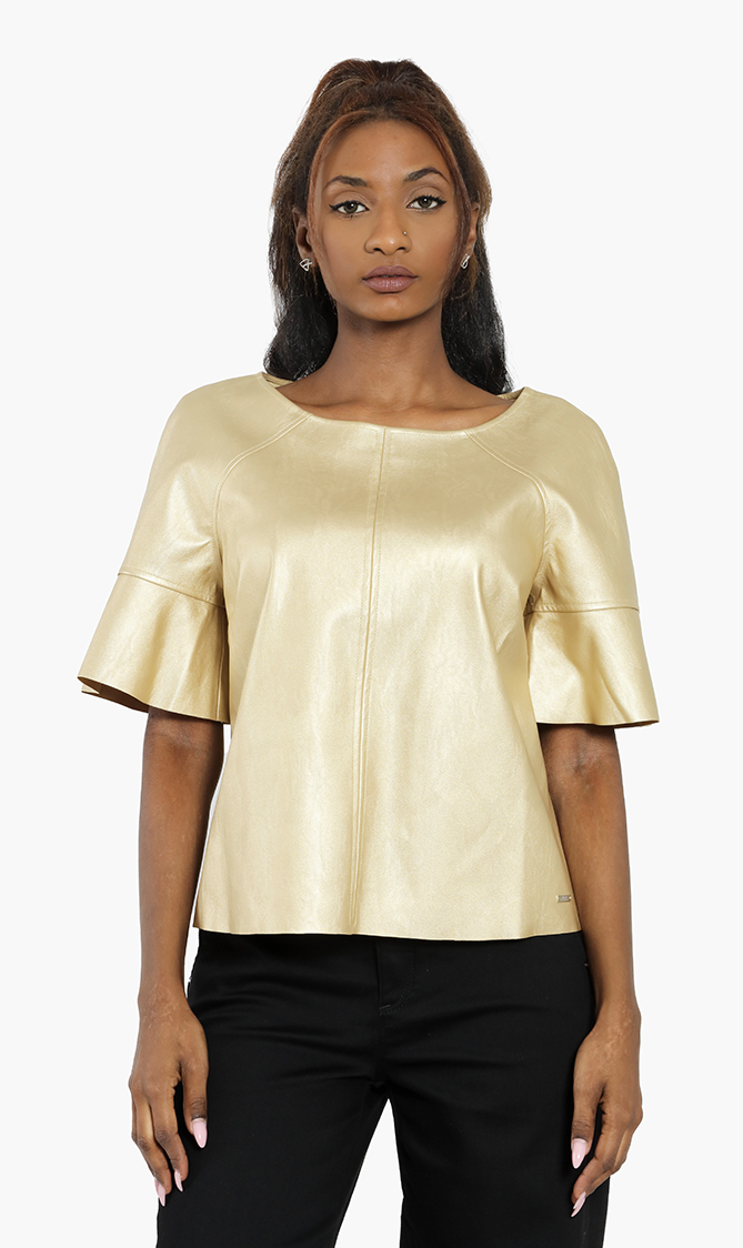 

Emporio Armani Plain Short Sleeves Top