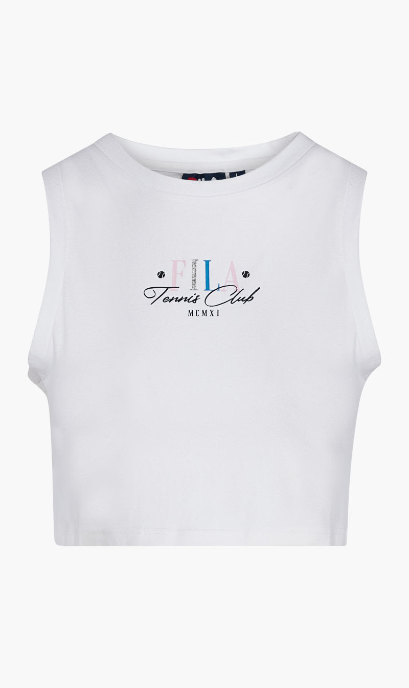 

Fila White Logo Tank Top for Women | The Deal Outlet