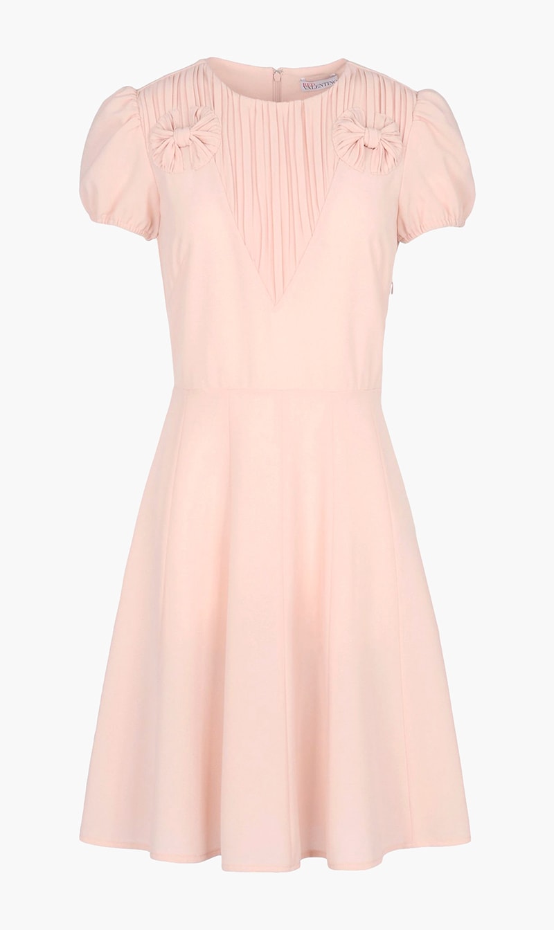 

Red Valentino Bow Detail Crepe Dress