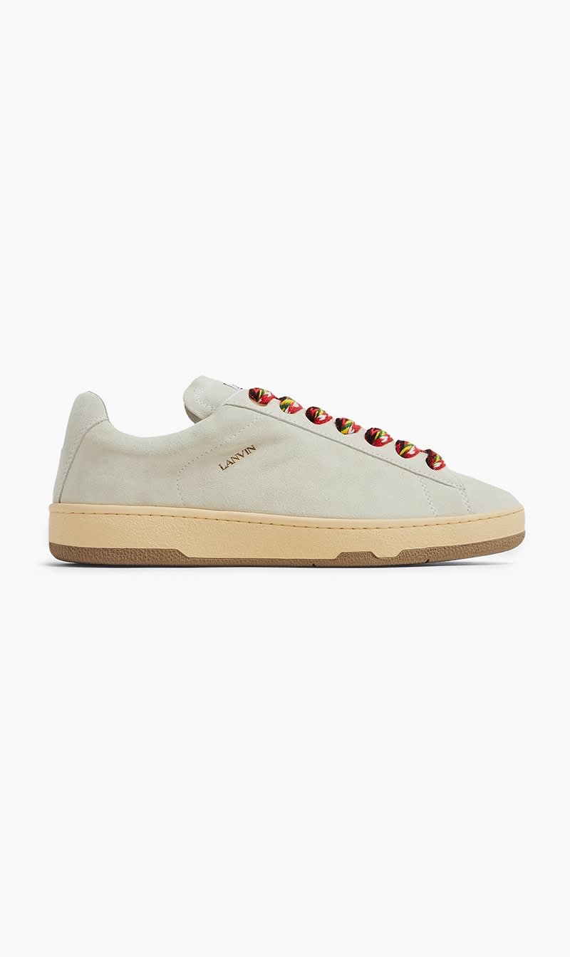 

Lanvin White Lite Curb Low Top Sneakers for Men | The Deal Outlet