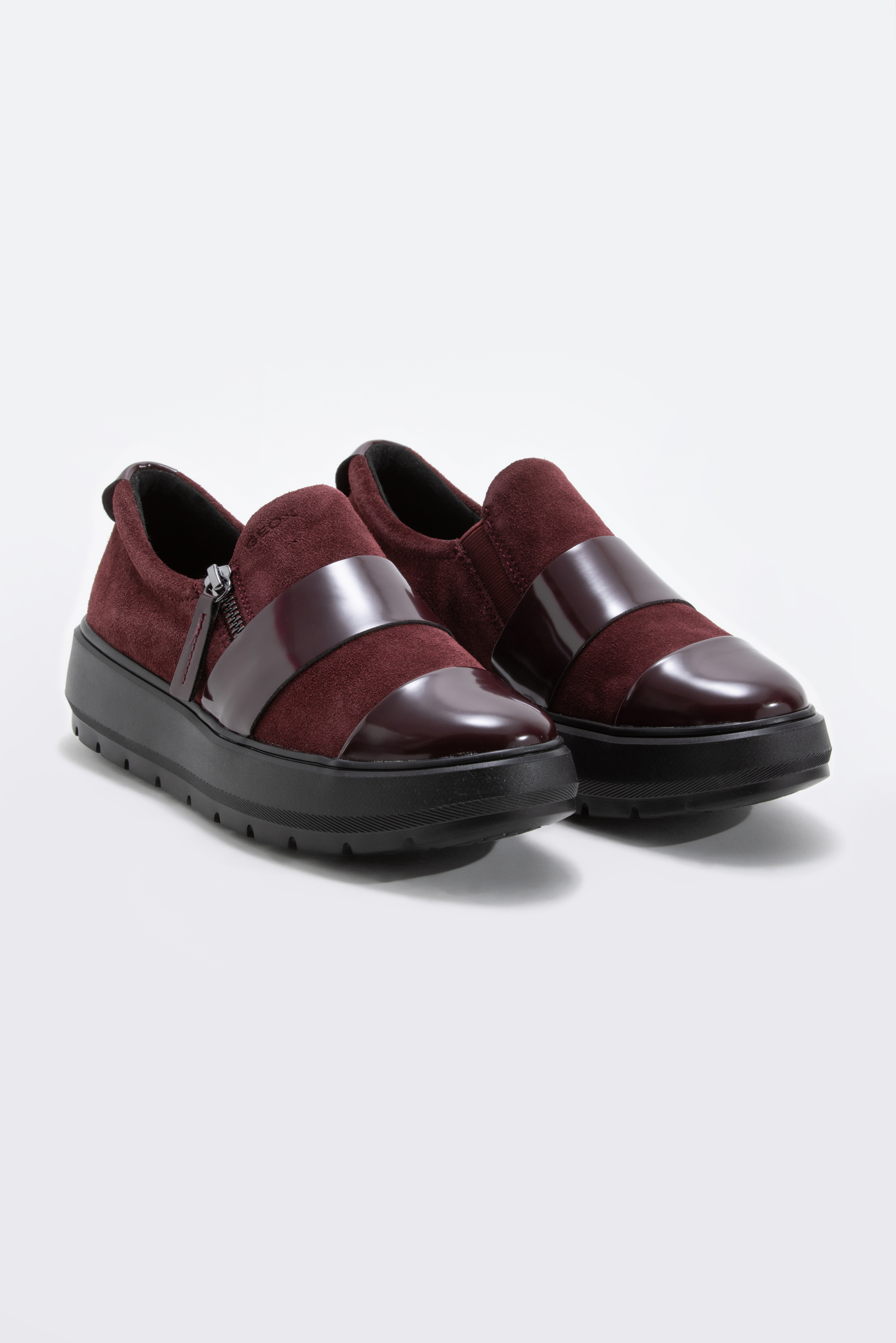 

Geox Kaula Suede Leather Slip-on Sneakers