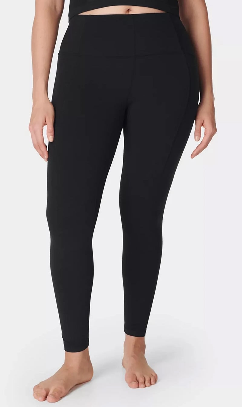 

Sweaty Betty Black Super Soft 78 Yoga Leggings for Women | The Deal Outlet