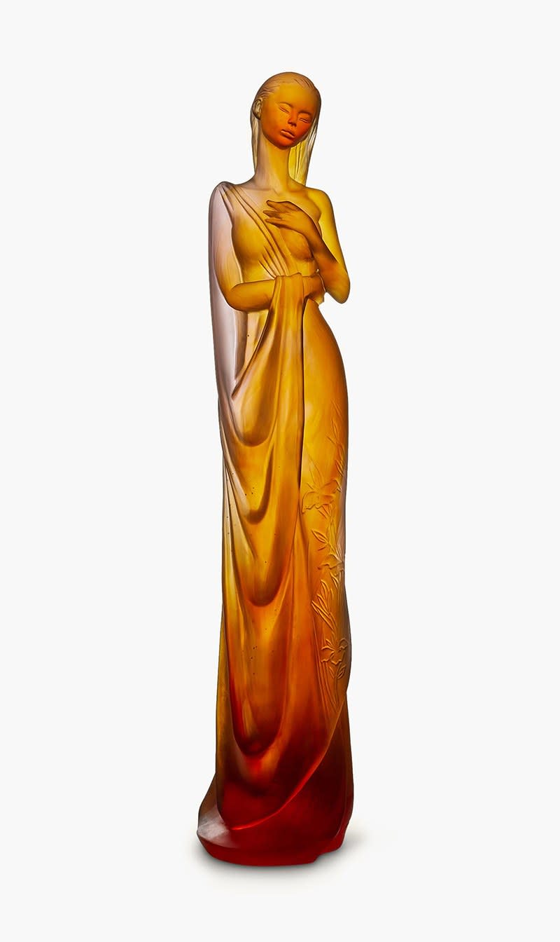 

Daum Others Lys Dâ€™eau Sculpture Extra Large Brown | The Deal Outlet